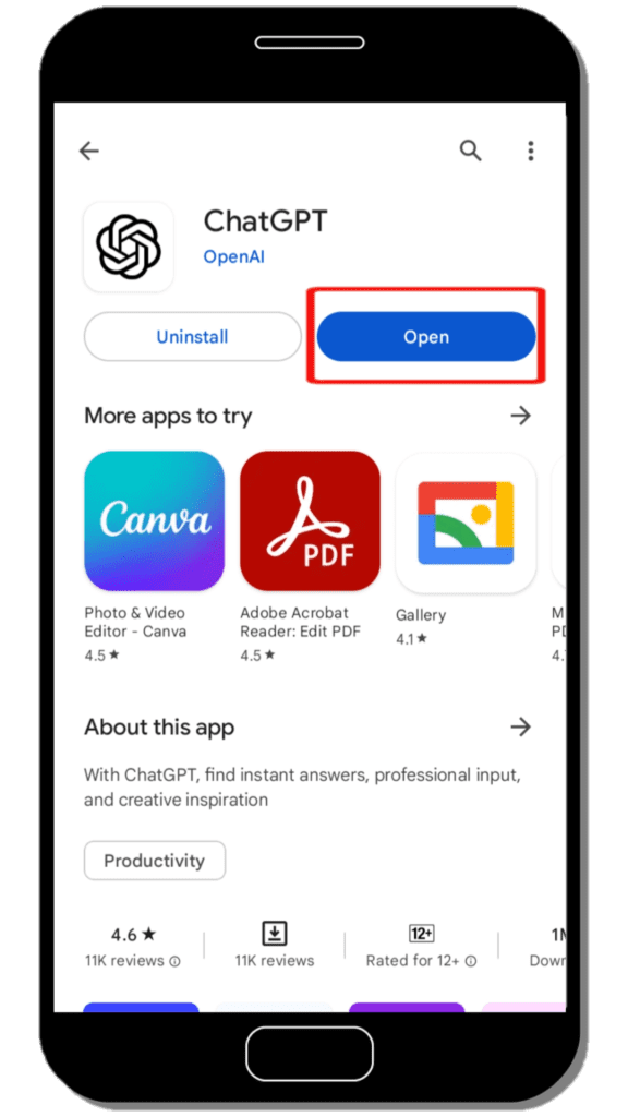 20230728 084741 After downloading, click on "Open" button.