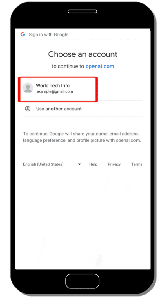 20230728 085223 Choose an Account by which you want to sign in.